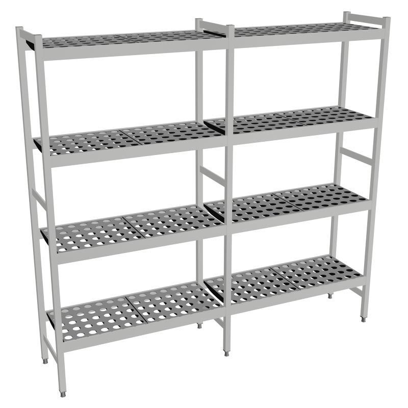 Fermostock 6611 - 4 étages - 1770x360x2135 mm (lxpxh)