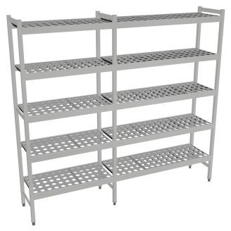 Fermostock 6611 - 5 etager - 1830x360x1685 mm (bxdxh)