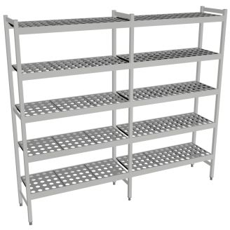 Fermostock 6611 - 5 etager - 1890x360x1685 mm (bxdxh)