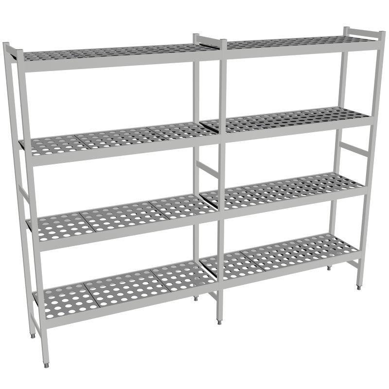 Fermostock 6611 - 4 étages - 2130x360x2135 mm (lxpxh)
