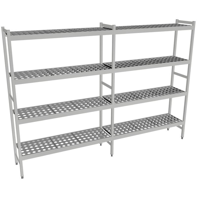 Fermostock 6611 - 4 etager - 2370x360x1685 mm (bxdxh)