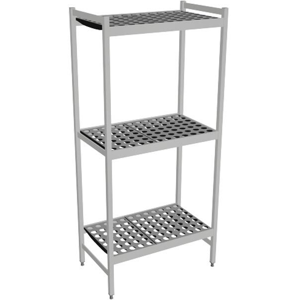 Fermostock 6611 - 3 våningar - 780x460x1685 mm (bxdxh)