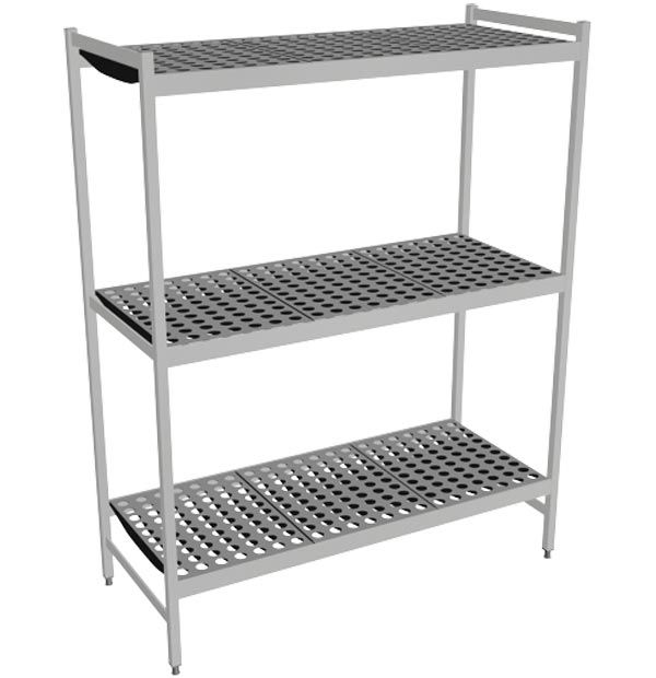 Fermostock 6611 - 3 våningar - 1320x560x1685 mm (bxdxh)