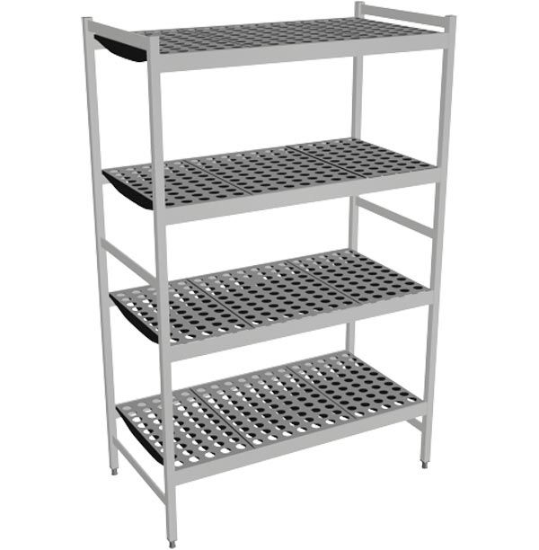 Fermostock 6611 - 4 etager - 1080x560x1685 mm (bxdxh)
