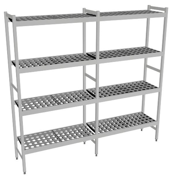 Fermostock 6611 - 4 etages - 1950x460x1685 mm (bxdxh)