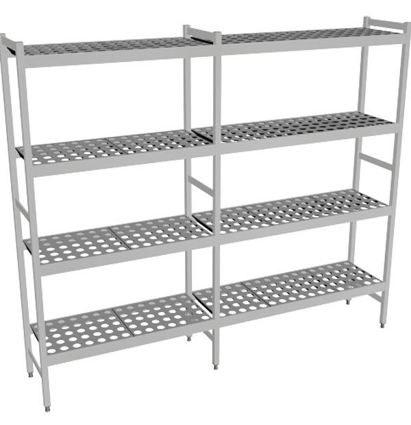 Fermostock 6611 - 4 etages - 1890x460x1685 mm (bxdxh)