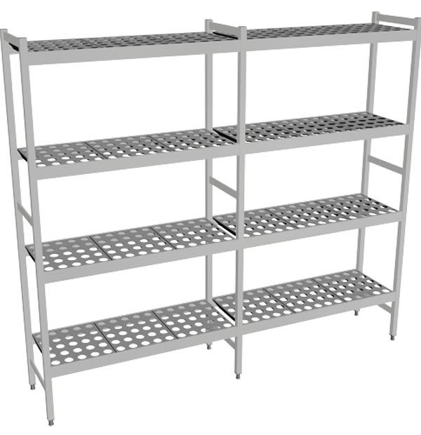 Fermostock 6611 - 4 etages - 2070x460x1685 mm (bxdxh)