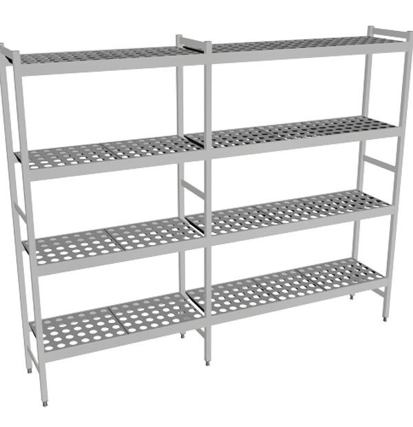 Fermostock 6611 - 4 etages - 2190x460x1685 mm (bxdxh)