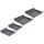 Fermostock 4 vassoi di raccolta 460x1470 per 6611/6622/6811 - 2xA 2xB