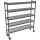 Fermostock rackvagn 6611 - 1500x560x1792 mm. (bxdxh) - 5 våningar