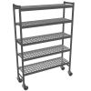 Fermostock rackvagn 6611 - 1200x360x1792 mm. (bxdxh) - 5 våningar