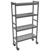 Carrinho de cremalheira Fermostock 6611 - 780x560x1792 mm. (lxdxh) - 4 andares