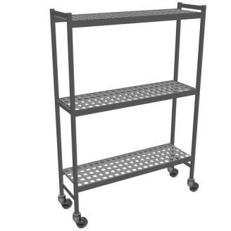 Fermostock Regalwagen 6611 - 1320x360x1792 mm. (BxTxH) - 3 Etagen