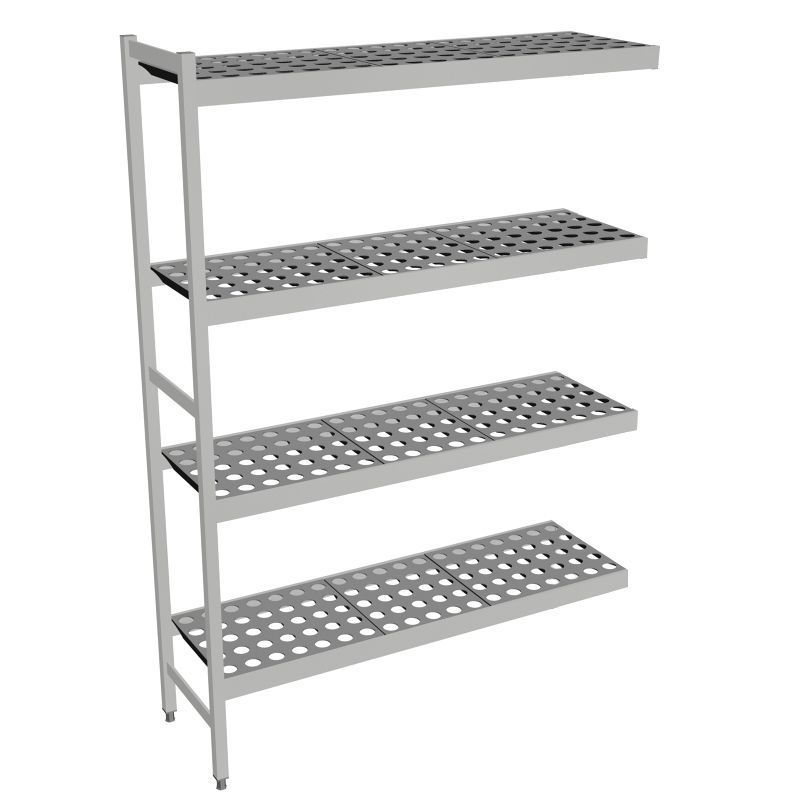 Fermostock - Estantería extensible 6611 - 750X560X1800mm - 4 plantas