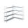 Linum - LN150-1200x500x1450 mm (bxdxh) 3 etages